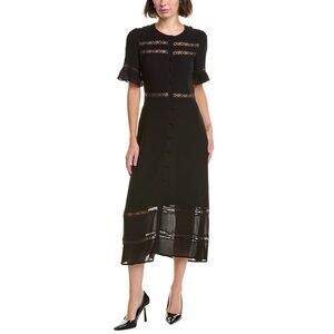 Serenette Womens  Midi Dress, Black